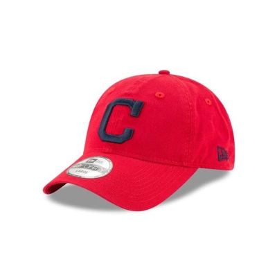 Cleveland Indians Gorra | New Era MLB Core Fit Alt 49forty Fitted Cap Mexico - Rojos